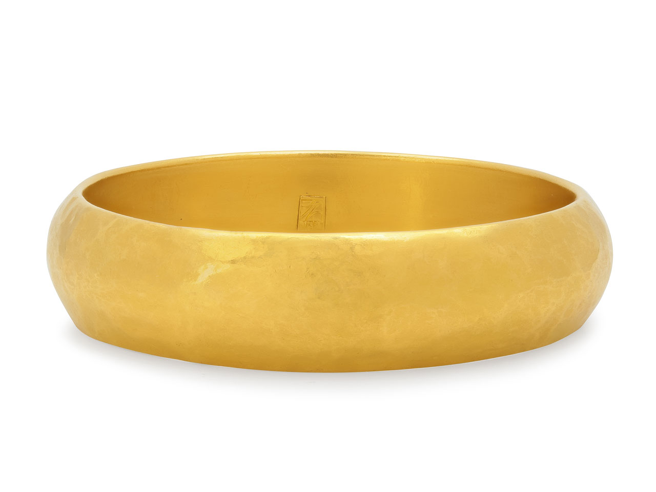 Wide Bangle Bracelet in 24K Gold, by Yossi Harari