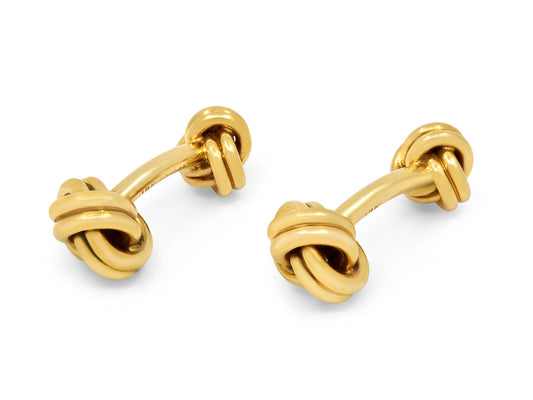 Cartier Knot Cufflinks in 18K Gold