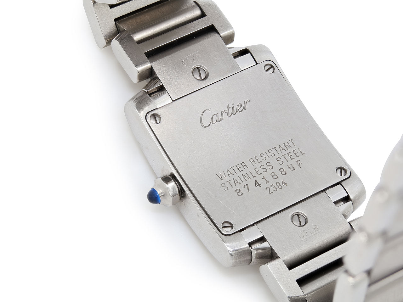 Cartier 'Tank Française' Watch in Stainless Steel