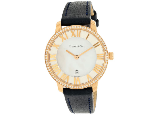 Tiffany & Co. 'Atlas' Watch in 18K Rose Gold, 31 mm