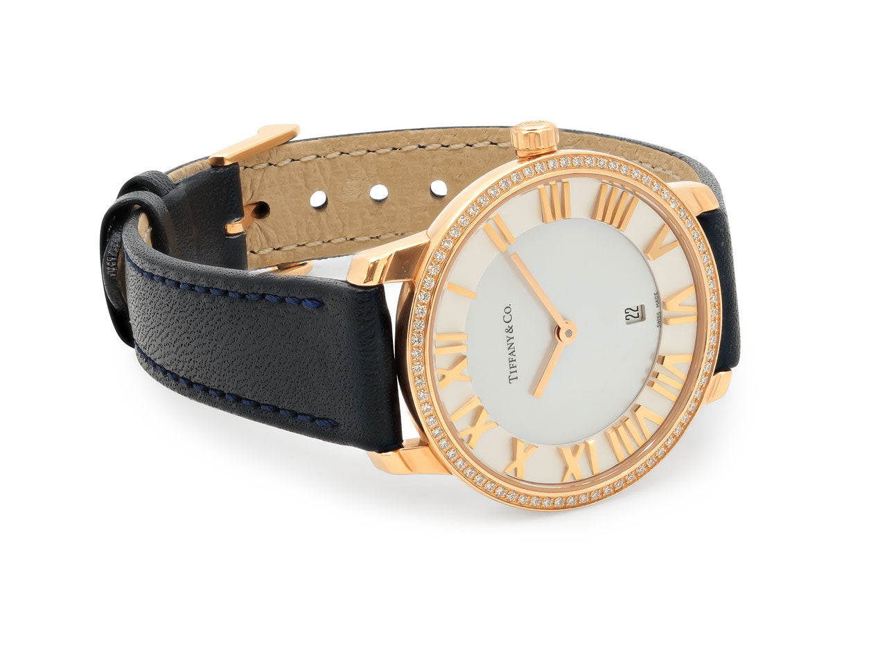 Tiffany & Co. 'Atlas' Watch in 18K Rose Gold, 31 mm