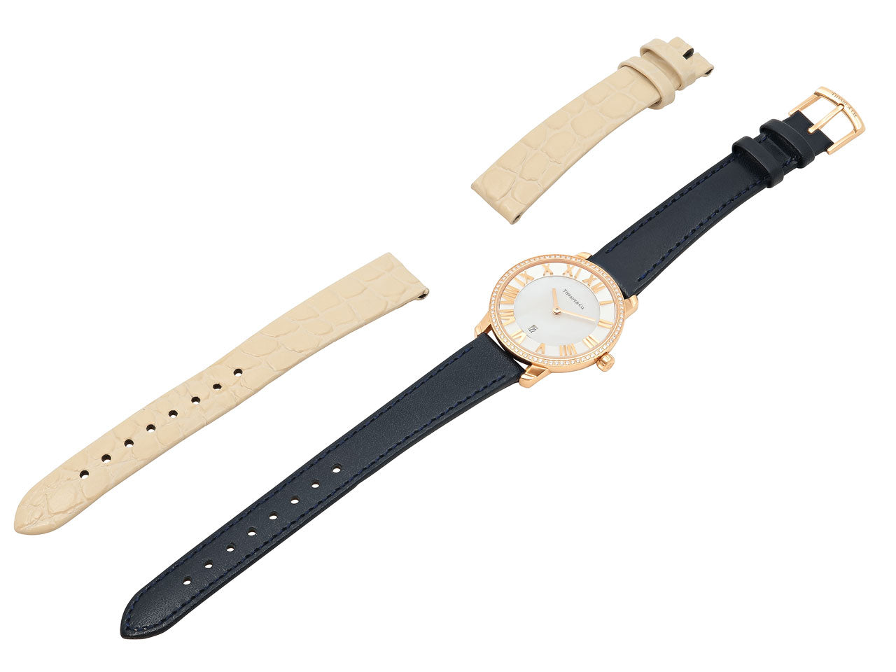 Tiffany & Co. 'Atlas' Watch in 18K Rose Gold, 31 mm