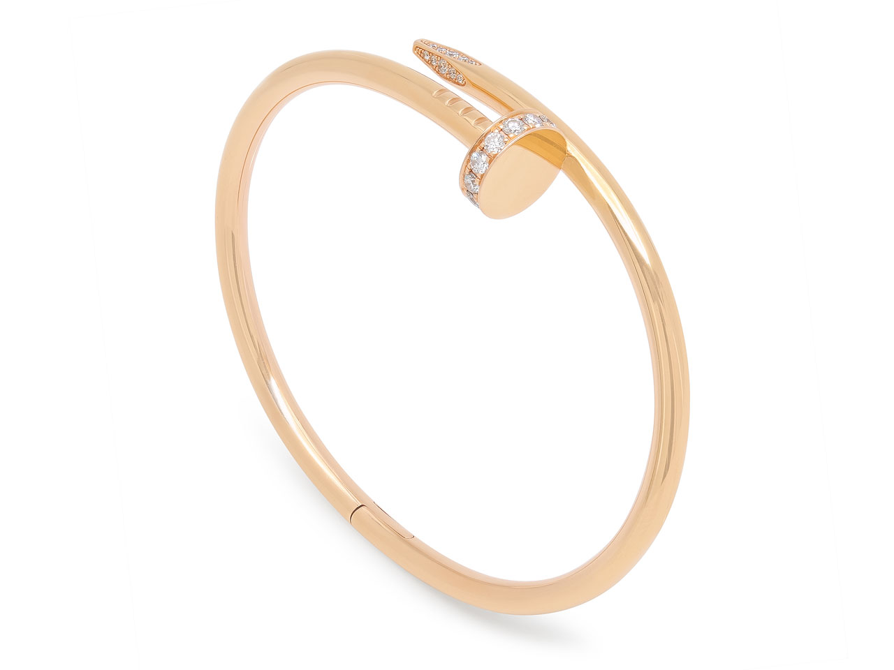 Cartier 'Juste Un Clou' Bracelet in 18K Rose Gold, Size 17