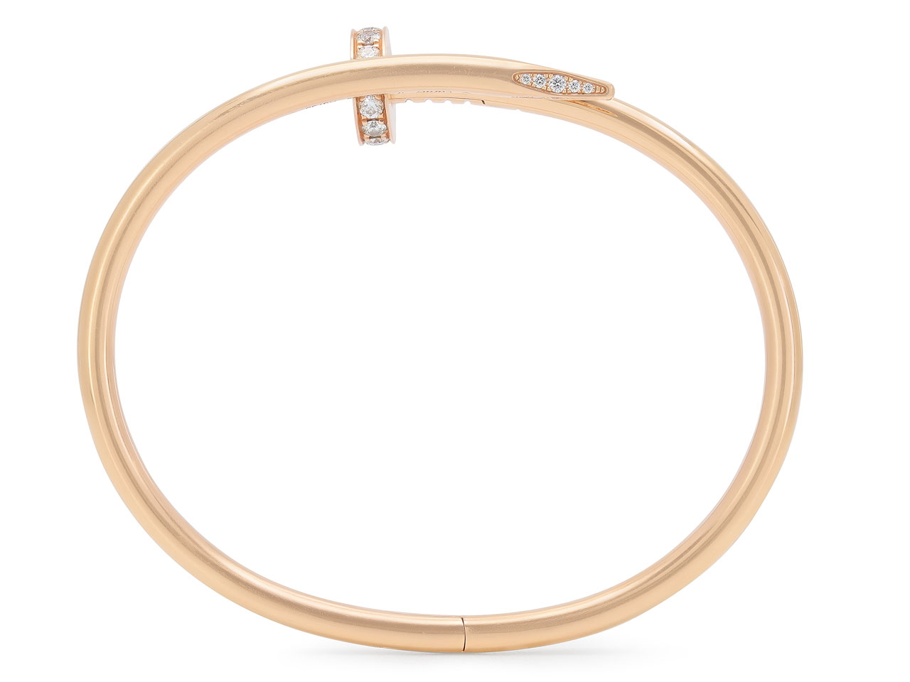 Cartier 'Juste Un Clou' Bracelet in 18K Rose Gold, Size 17