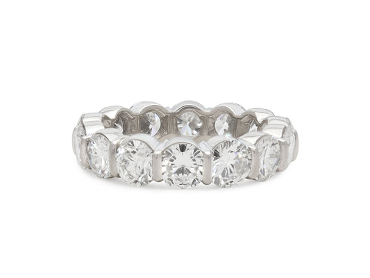 Gemlok Diamond Eternity Band in Platinum