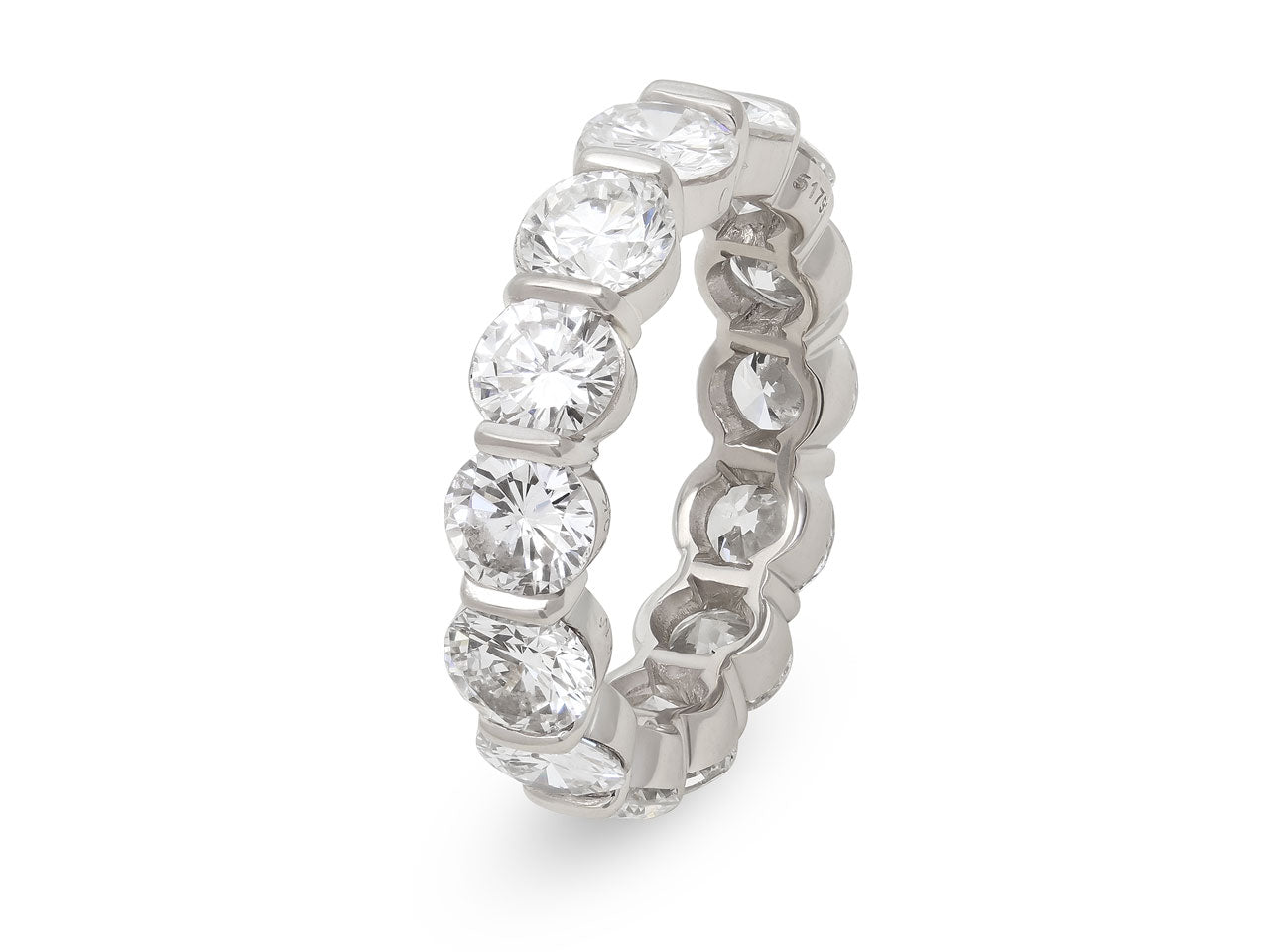 Gemlok Diamond Eternity Band in Platinum