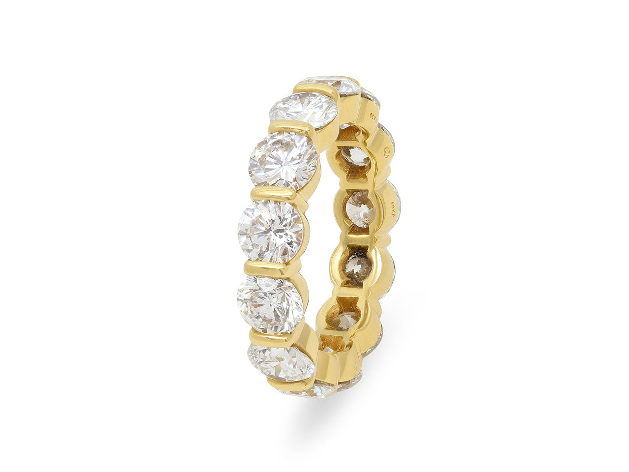 Gemlok Diamond Eternity Band in 18K Gold