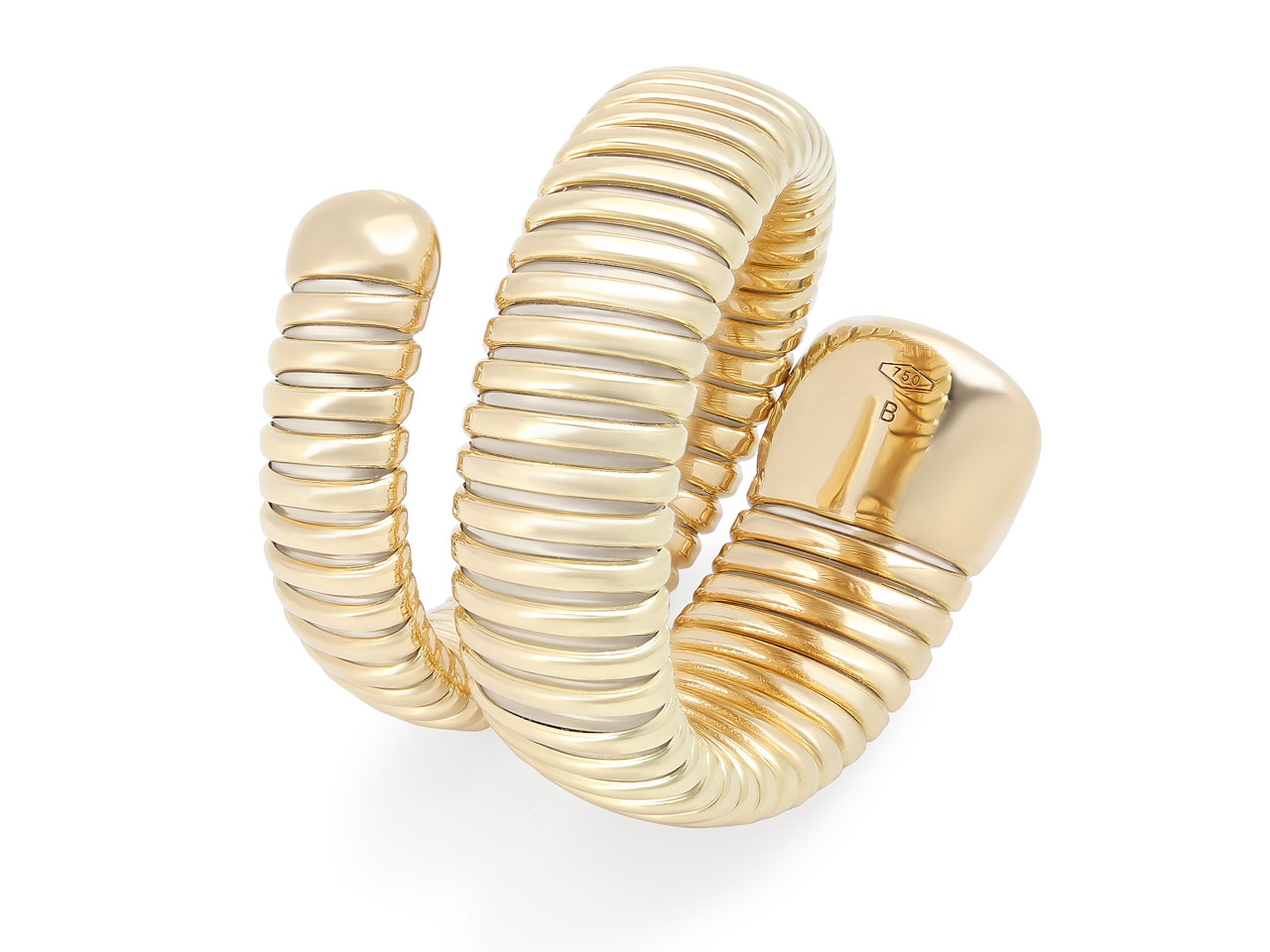 Tubogas 'Snake' Ring in 18K Gold, by Beladora