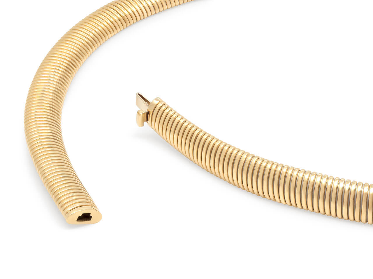 Tubogas Necklace in 18K Gold, by Beladora