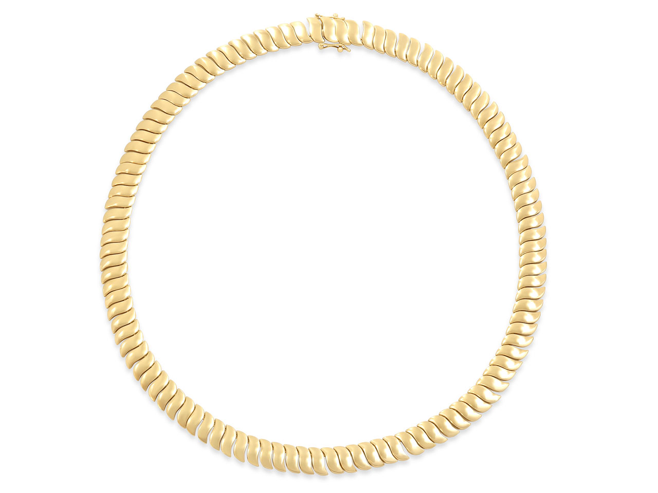 Flexible Link Necklace in 18K Gold, by Beladora