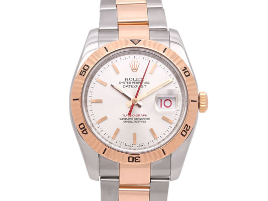 Rolex 'Turn-O-Graph' Datejust Watch in 18K Rose Gold and Stainless Steel, 36 mm