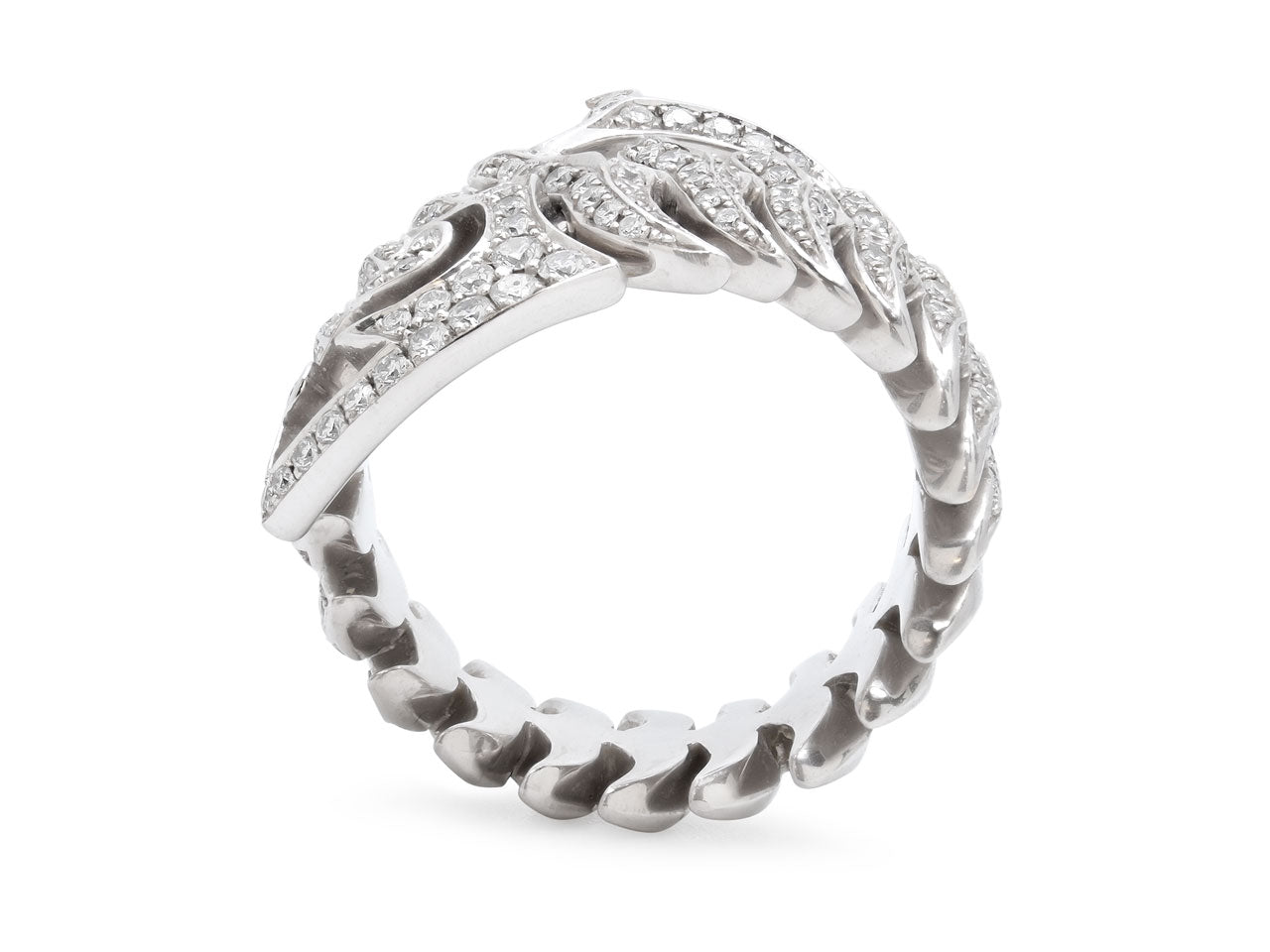 Stephen Webster Diamond 'Jewels Verne Fish Ring' in 18K White Gold