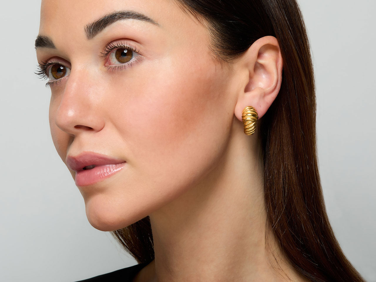 David Yurman 'Cable Rope' Earrings in 18K Gold