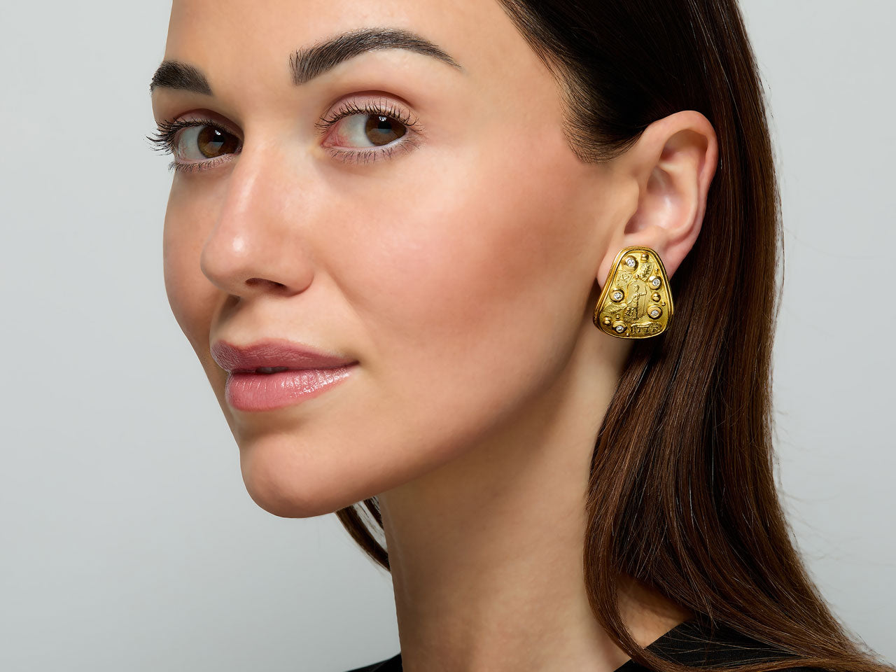 Denise Roberge Diamond Earrings in 18K Gold