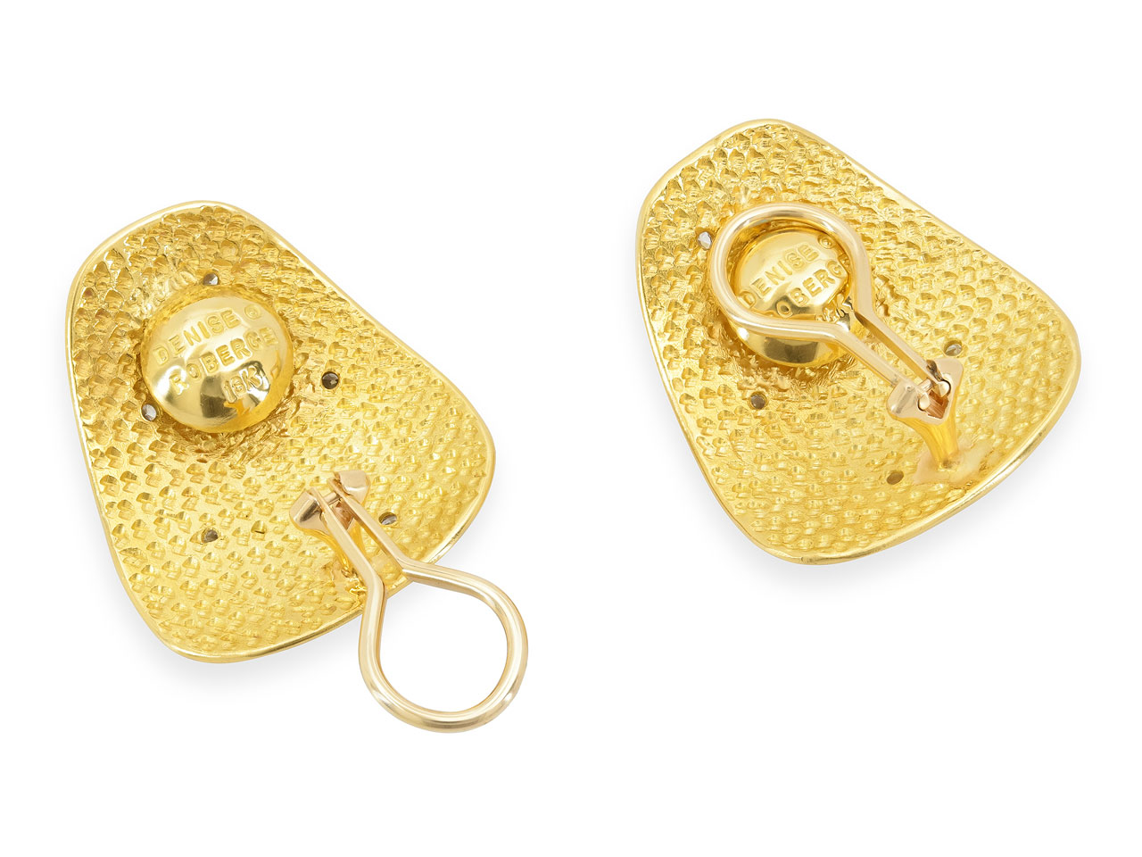 Denise Roberge Diamond Earrings in 18K Gold