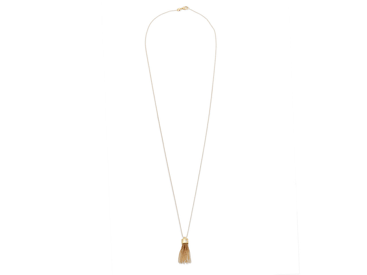 Roberto Coin 'Princess' Diamond Tassel Necklace in 18K Gold