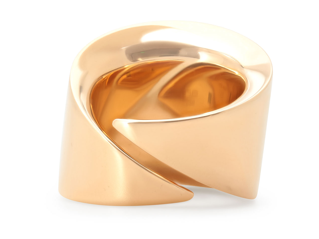 Vhernier 'Vague' Ring in 18K Rose Gold