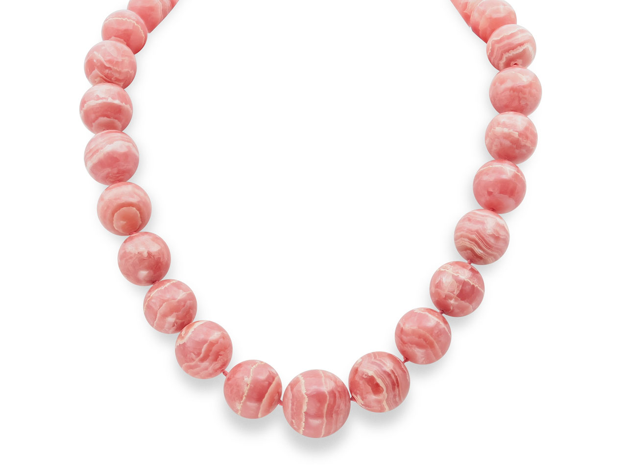 Pink buy Rhodochrosite Beaded Necklace