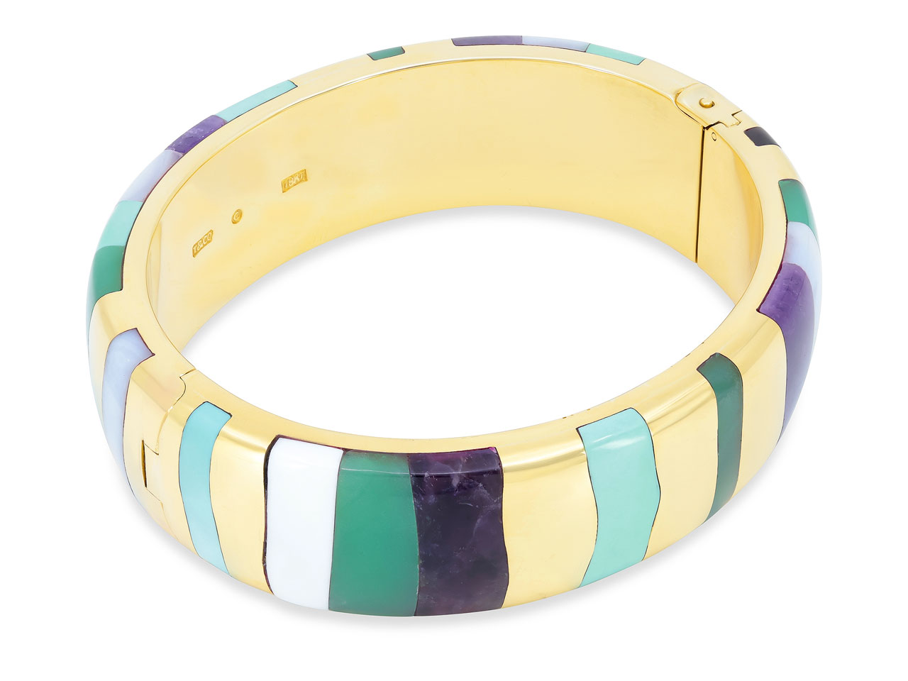 Tiffany & Co. Angela Cummings Inlay Bangle in 18K Gold