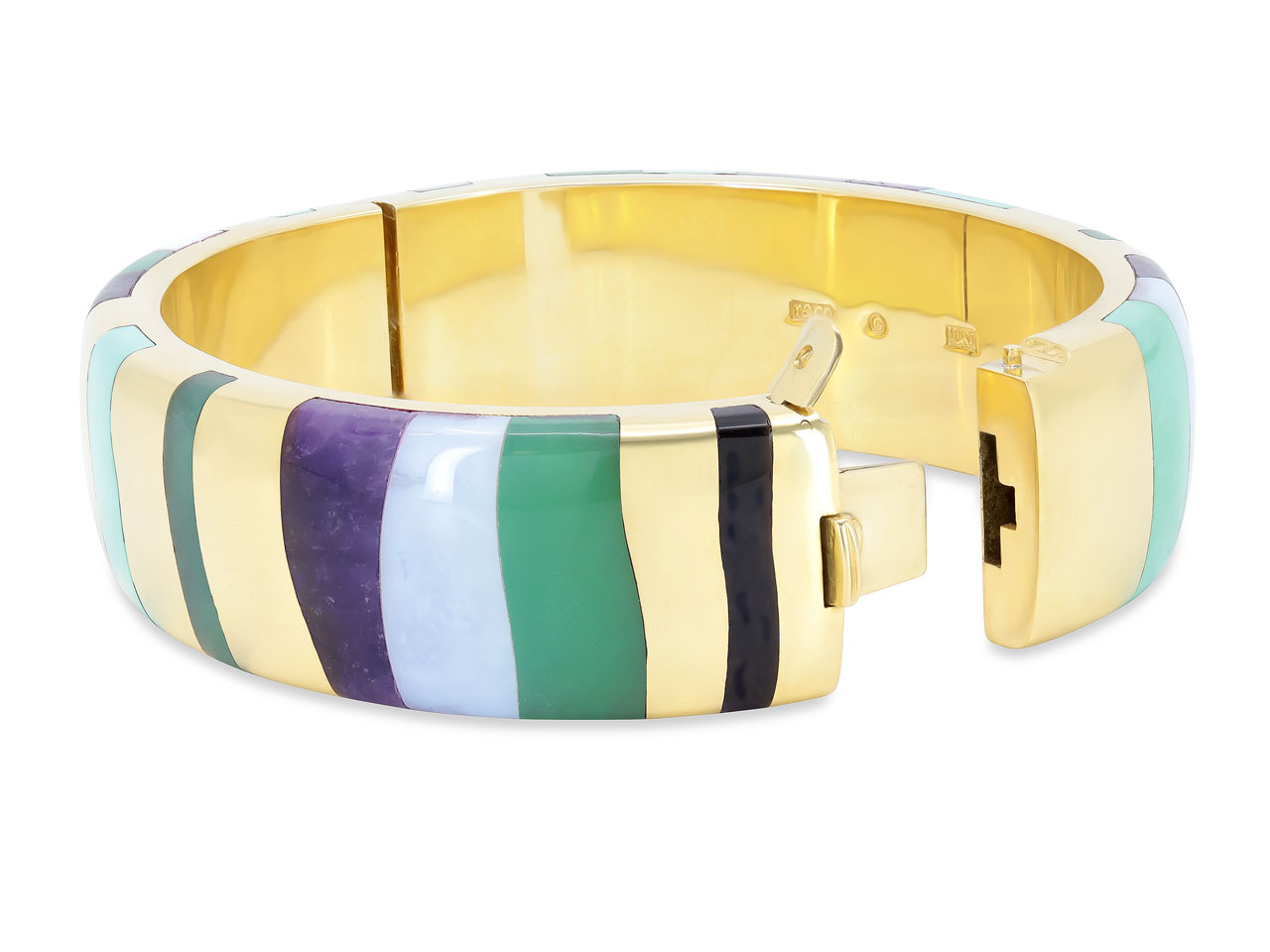 Tiffany & Co. Angela Cummings Inlay Bangle in 18K Gold