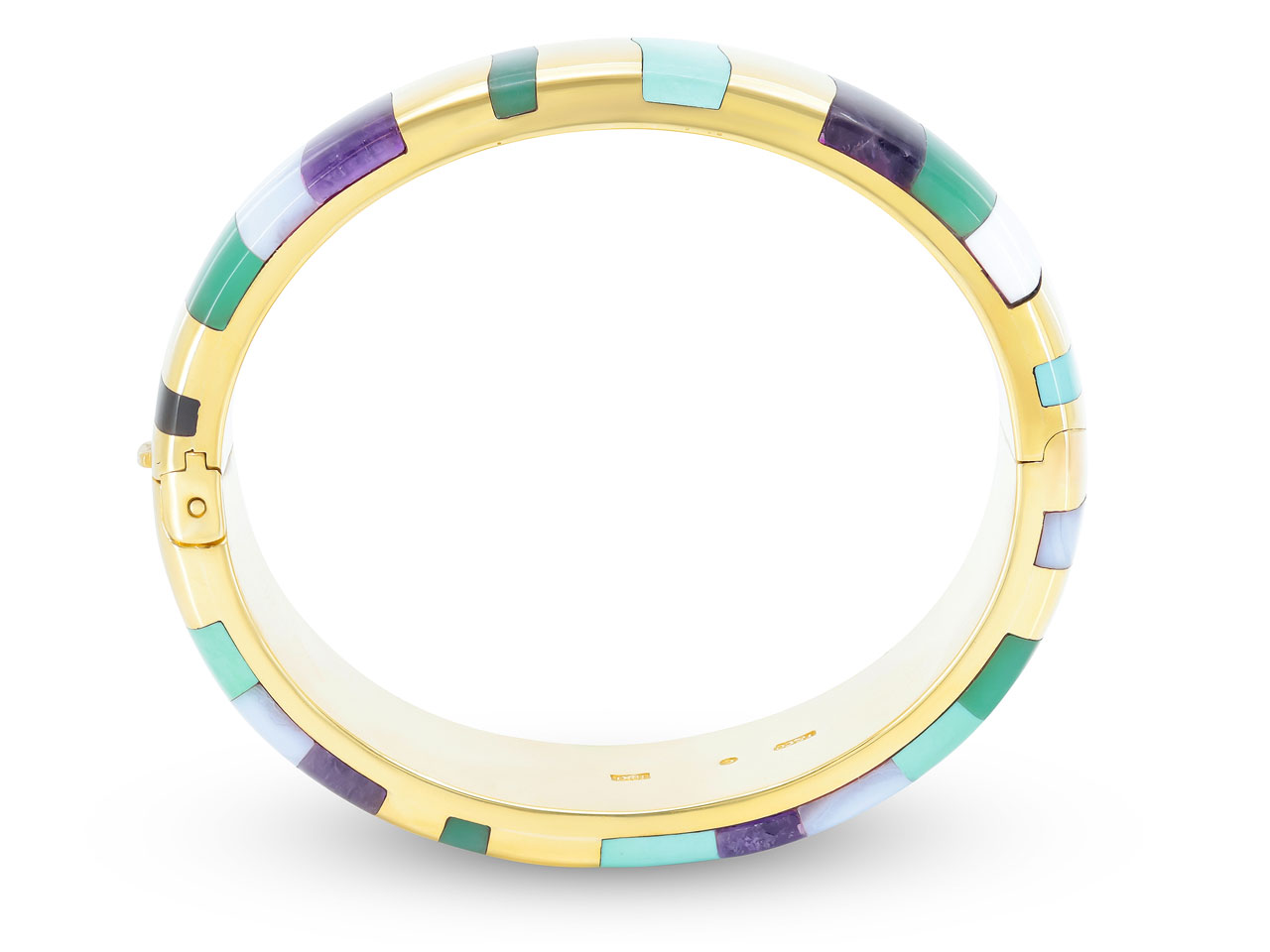 Tiffany & Co. Angela Cummings Inlay Bangle in 18K Gold