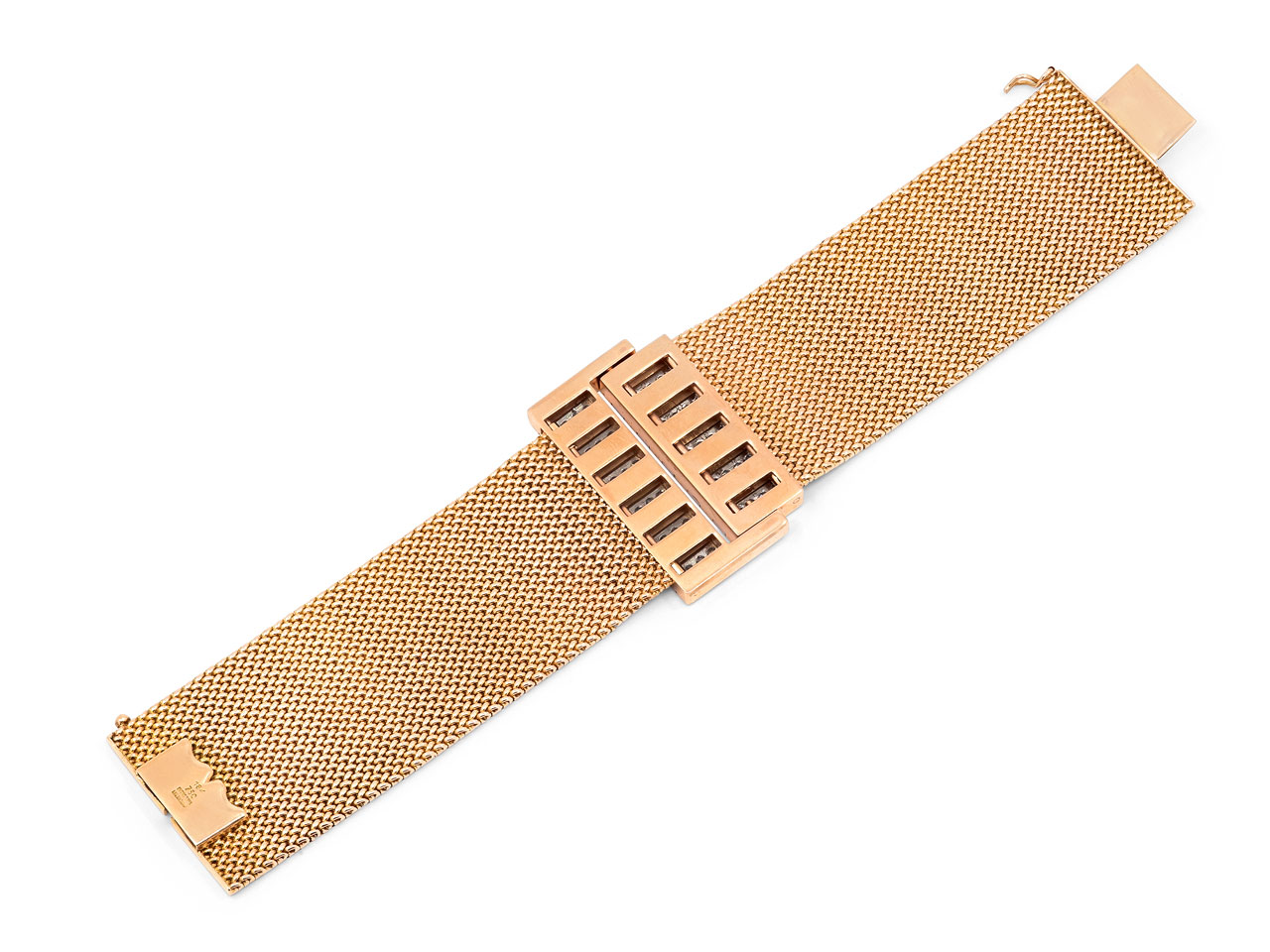 Mid-Century Diamond Bracelet in 18K Rose Gold