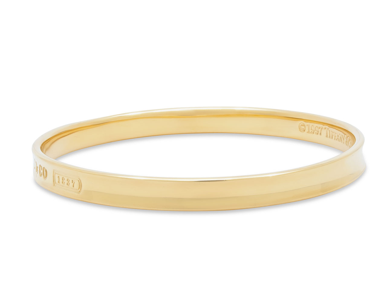 Tiffany & Co. '1837' Bangle Bracelet in 18K Gold