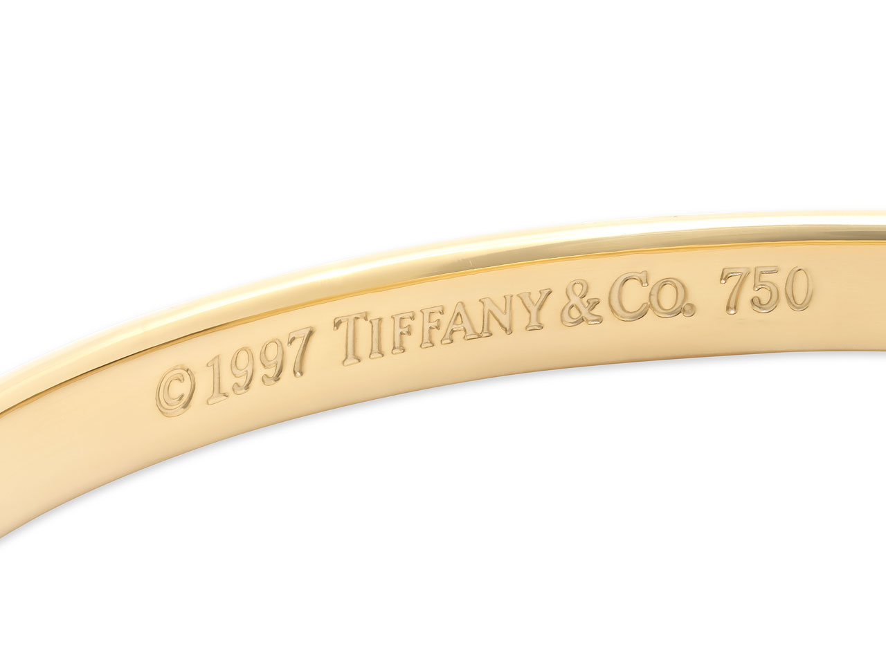 Tiffany & Co. '1837' Bangle Bracelet in 18K Gold