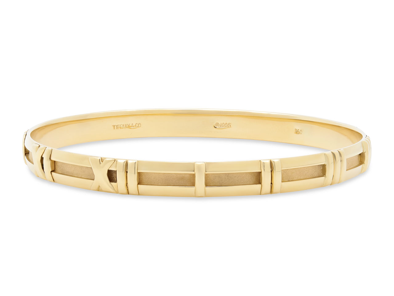 Tiffany & Co. 'Atlas' Bangle Bracelet in 18K Gold