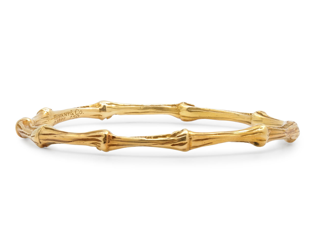 Tiffany & Co. Bamboo Bangle Bracelet in 18K Gold