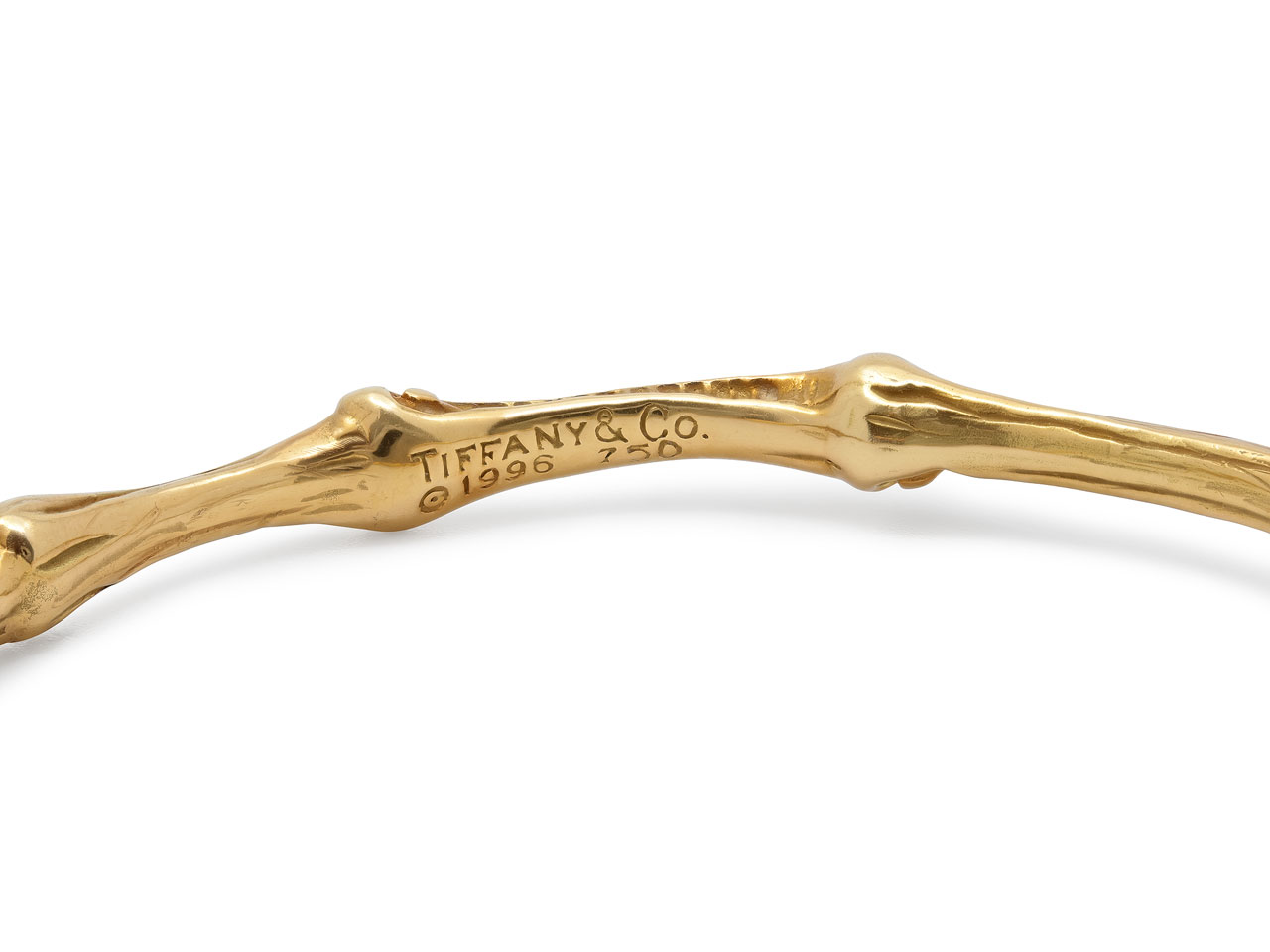 Tiffany & Co. Bamboo Bangle Bracelet in 18K Gold