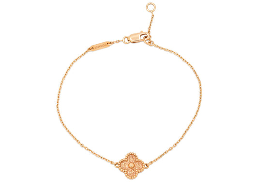 Van Cleef & Arpels 'Sweet Alhambra' Bracelet in 18K Rose Gold