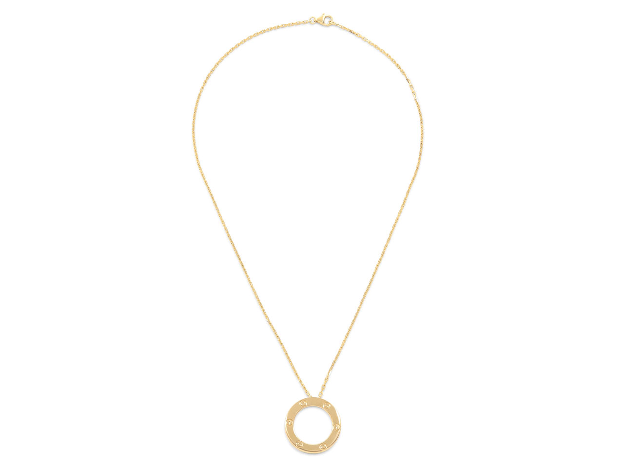 Cartier 'Love' Necklace in 18K Gold