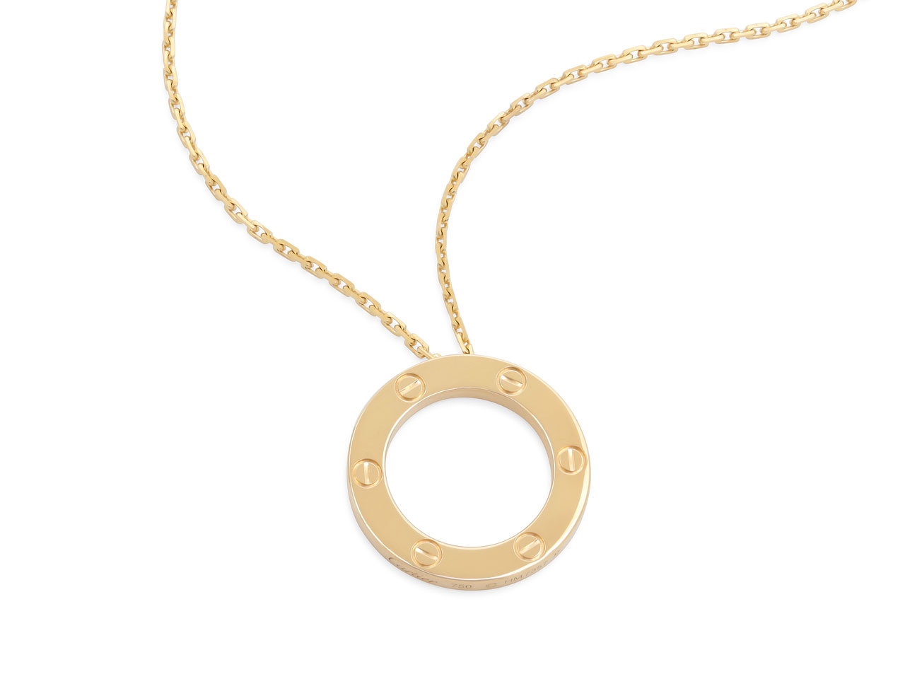 Cartier 'Love' Necklace in 18K Gold