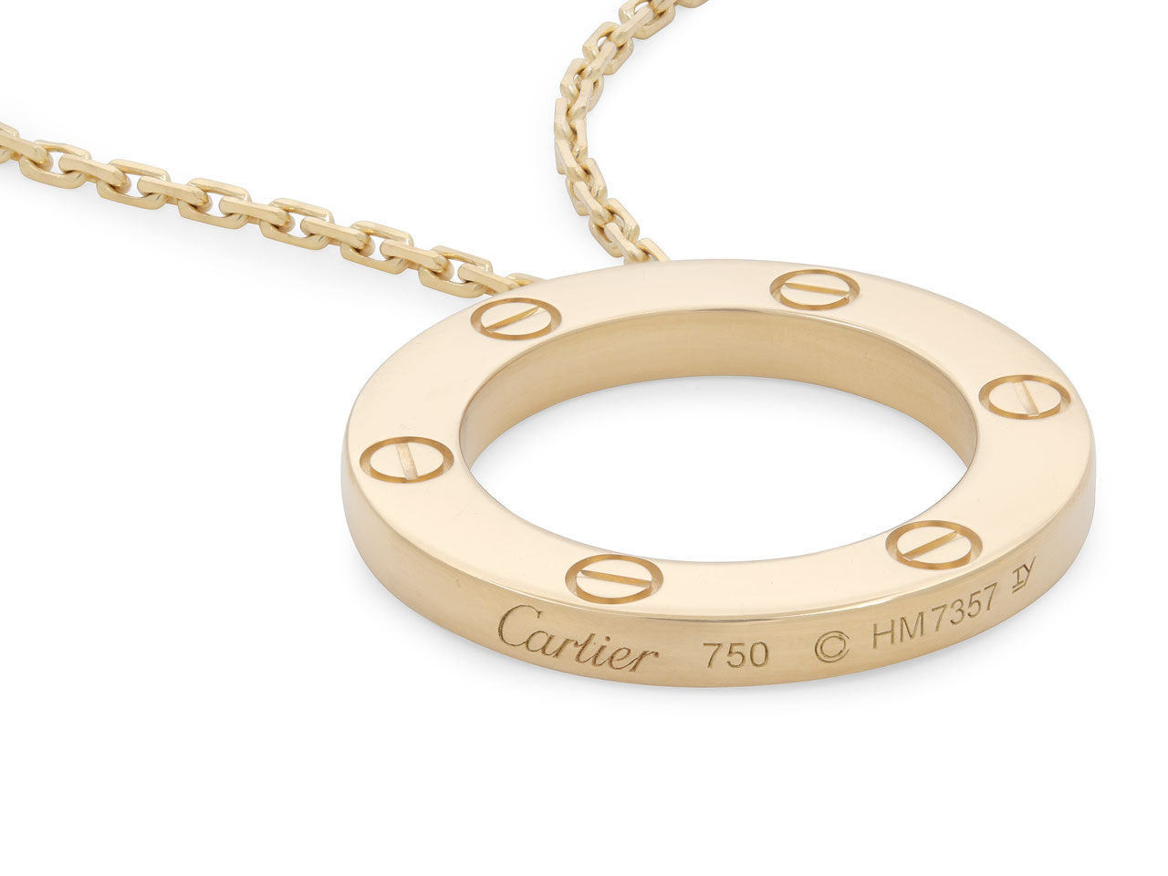 Cartier 'Love' Necklace in 18K Gold