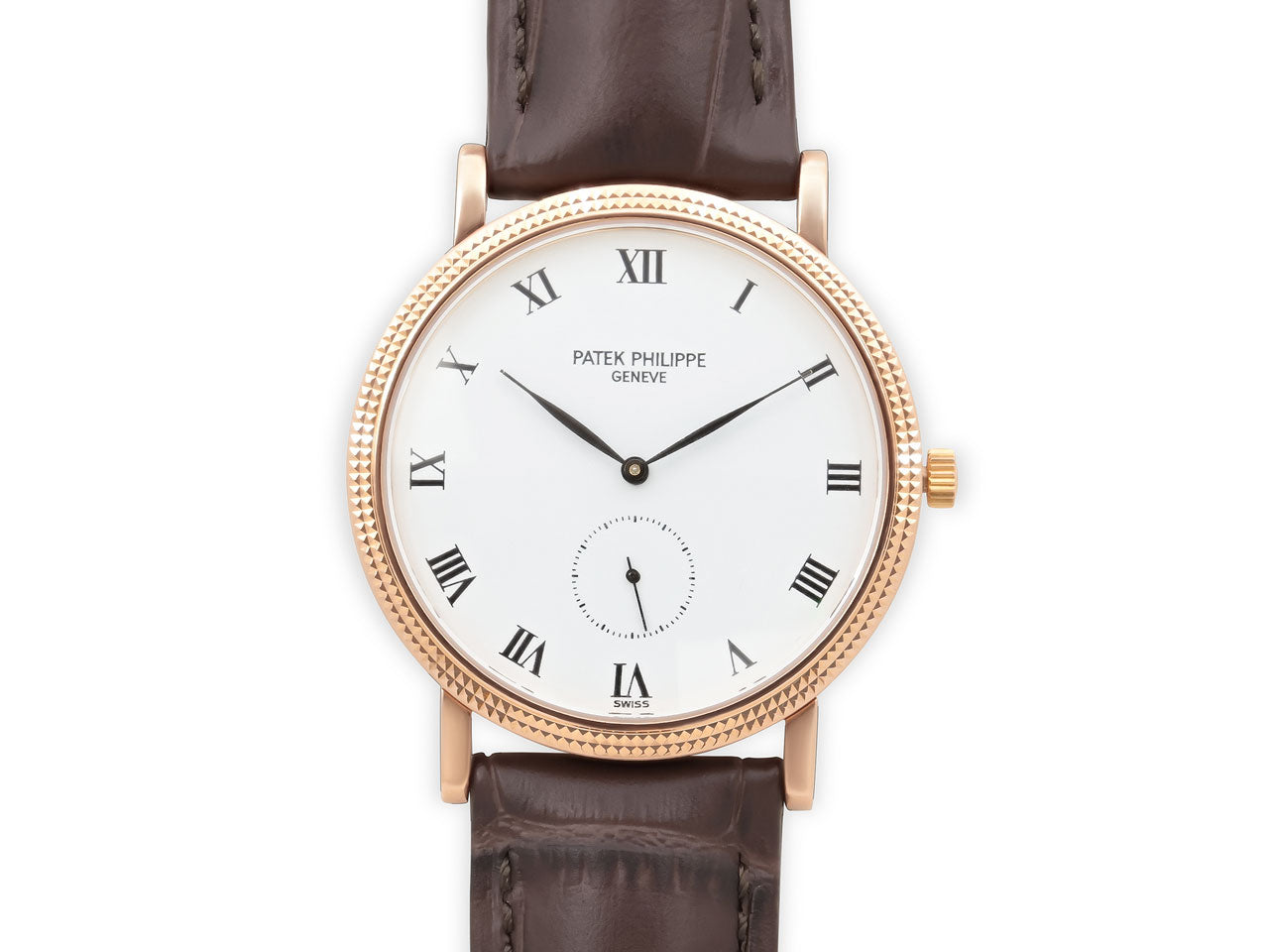 Patek Philippe 'Calatrava' Watch in 18K Rose Gold, 33 mm