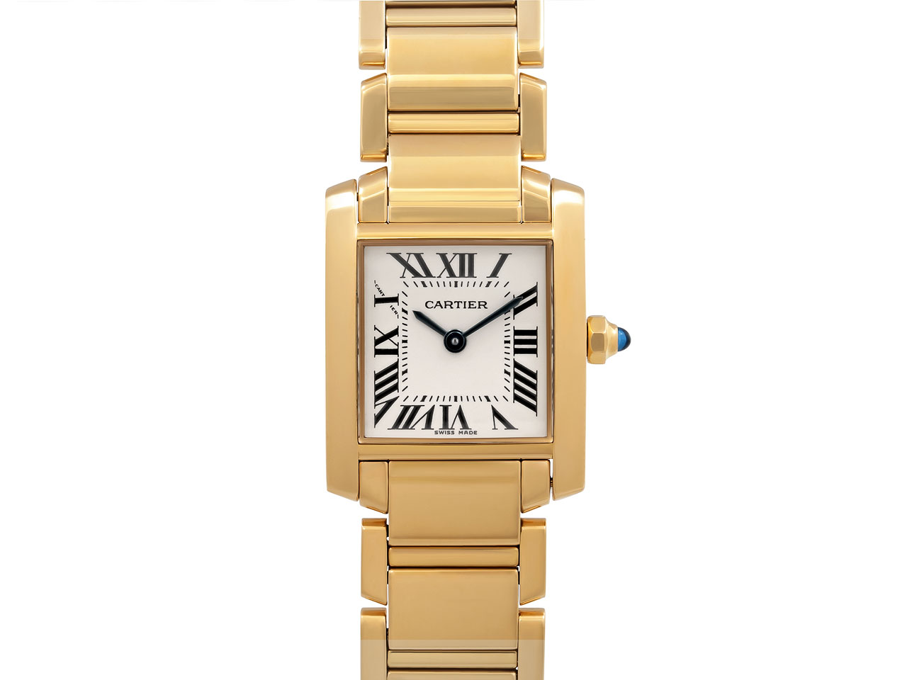 Cartier 'Tank Française' Watch in 18K Gold, 20 mm