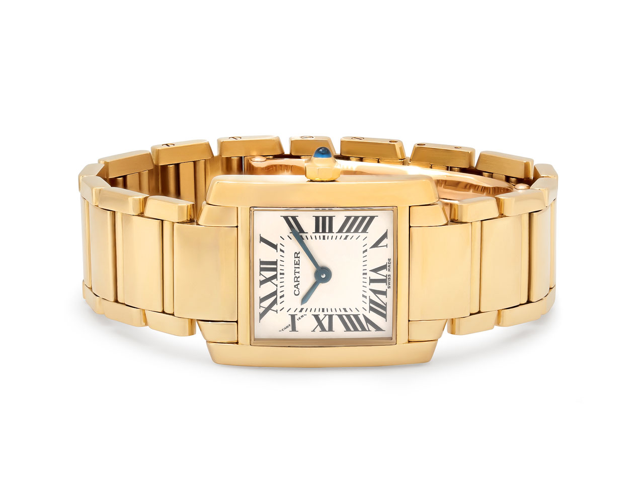 Cartier 'Tank Française' Watch in 18K Gold, 20 mm