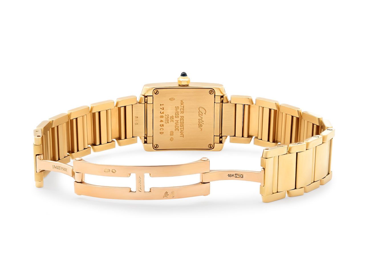 Cartier 'Tank Française' Watch in 18K Gold, 20 mm