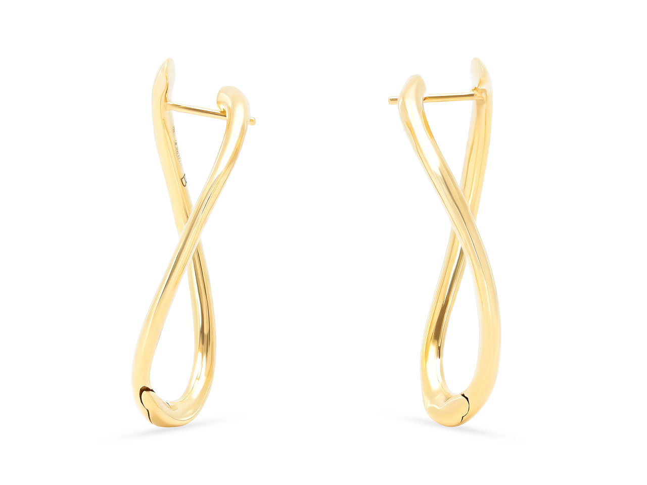 Loop Earrings in 18K Gold, by Beladora