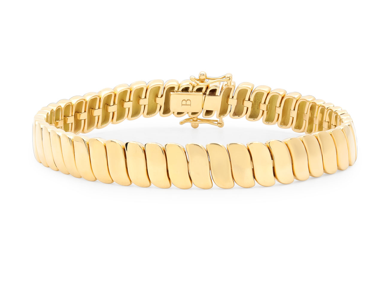 Flexible Link Bracelet in 18K Gold, by Beladora