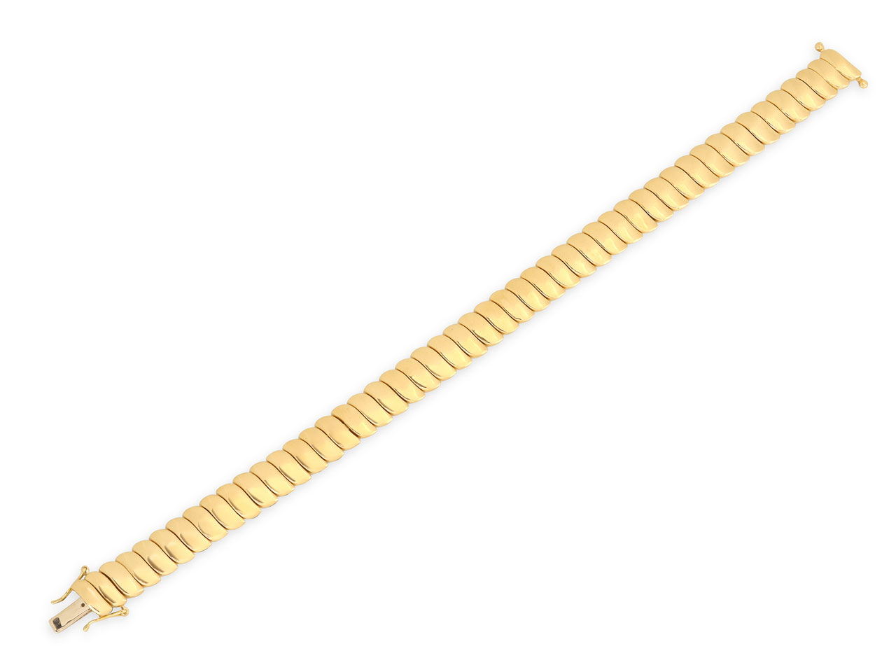 Flexible Link Bracelet in 18K Gold, by Beladora