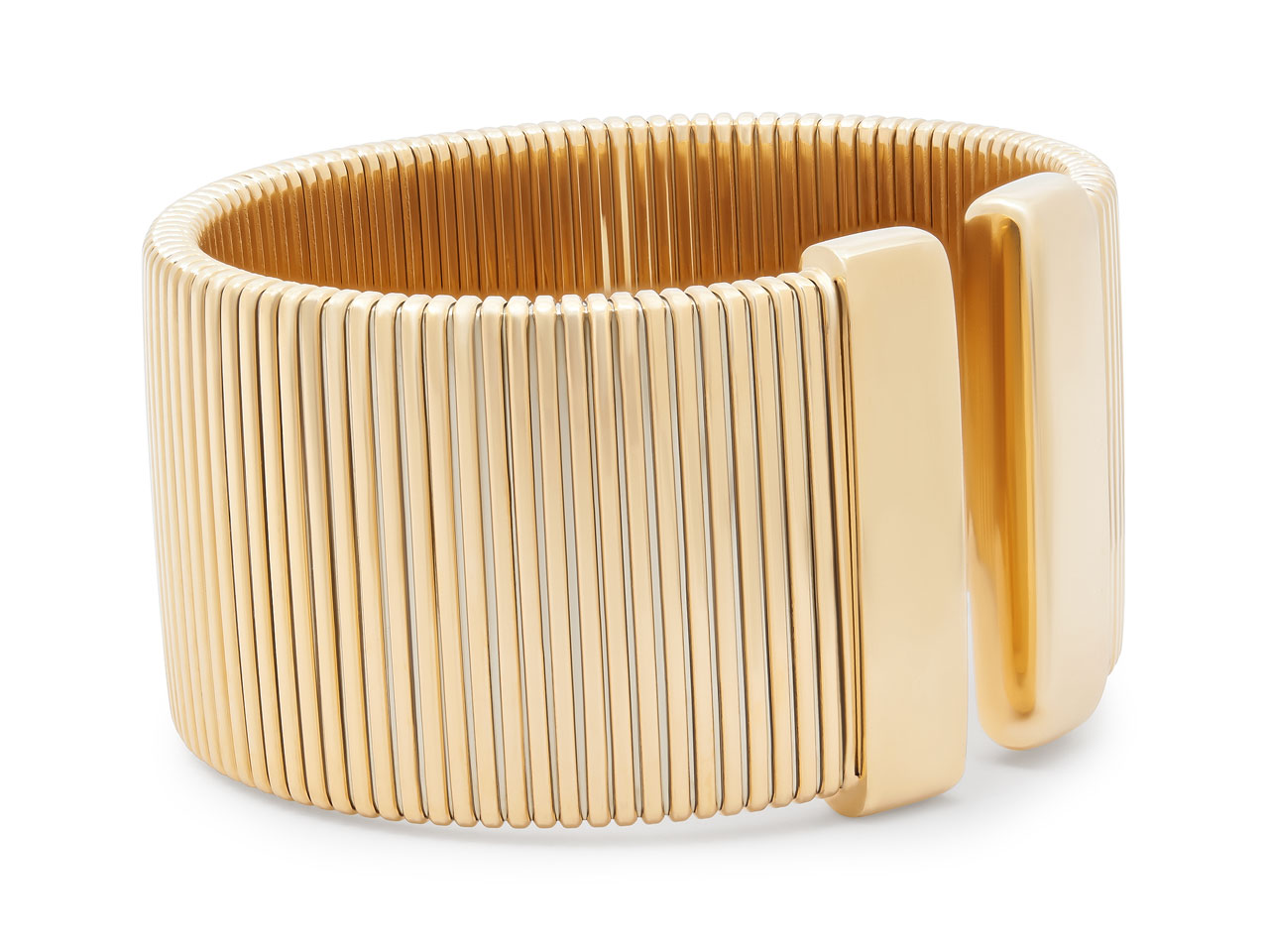 Tubogas Cuff Bracelet in 18K Gold, by Beladora