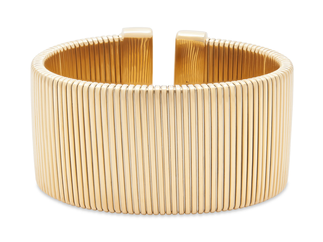 Tubogas Cuff Bracelet in 18K Gold, by Beladora