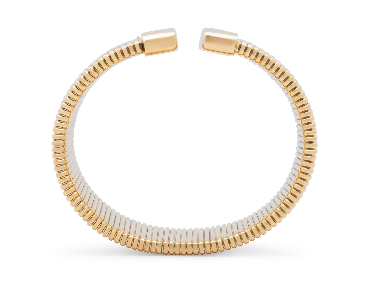 Tubogas Cuff Bracelet in 18K Gold, by Beladora