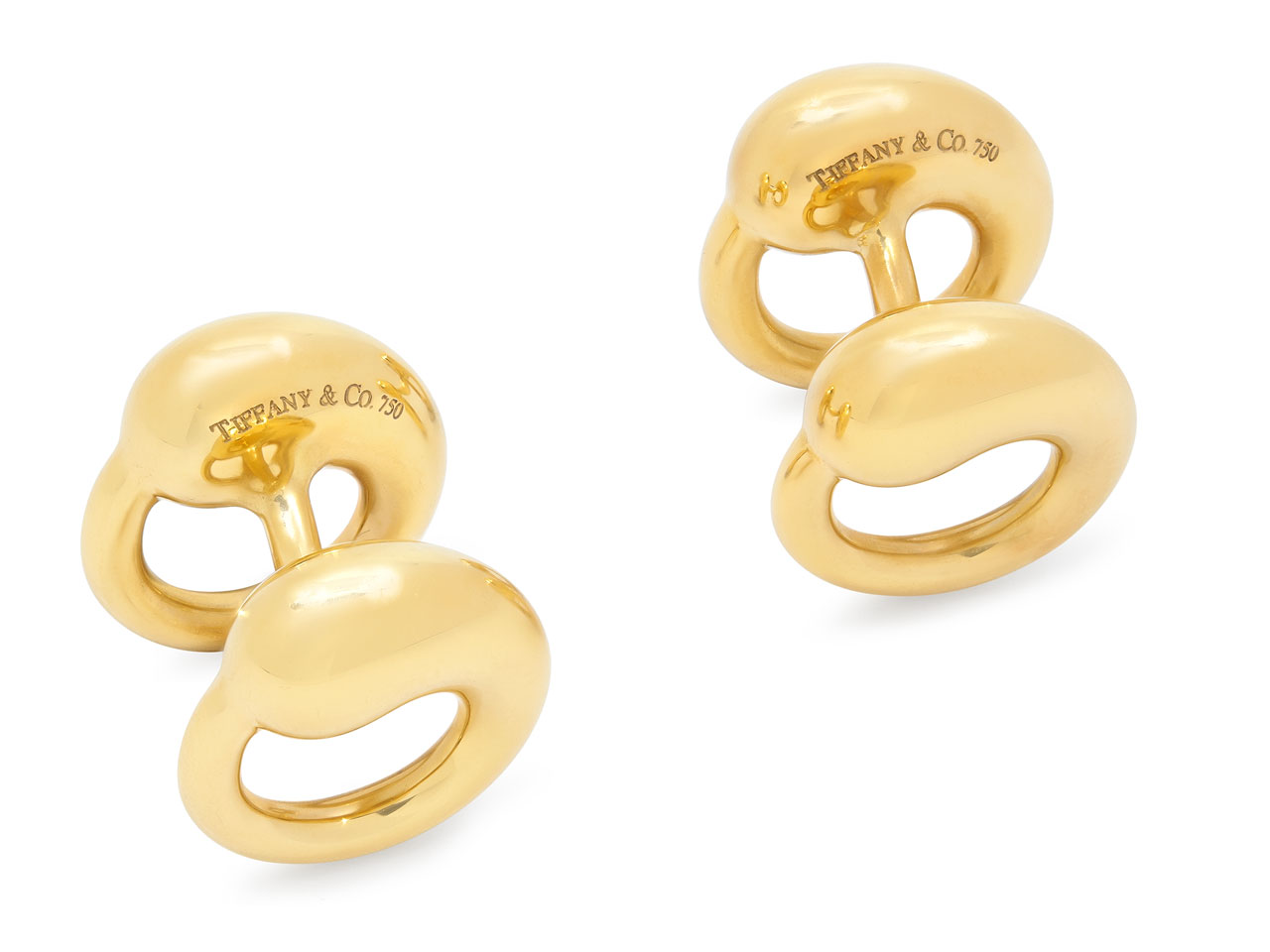 Tiffany & Co. Elsa Peretti 'Eternal Circle' Cufflinks in 18K Gold