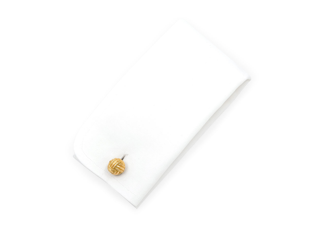 Tiffany & Co. Schlumberger 'Love Knot' Cufflinks in 18K Gold