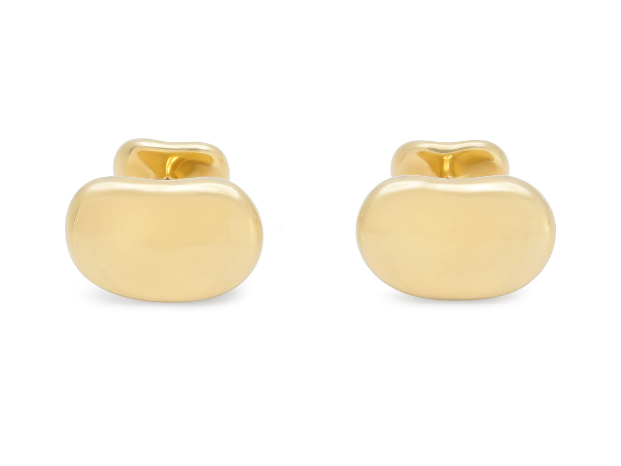 Tiffany & Co. Elsa Peretti 'Bean' Cufflinks in 18K Gold