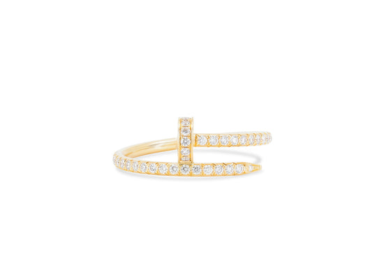 Cartier 'Juste Un Clou' Diamond Ring in 18K Gold