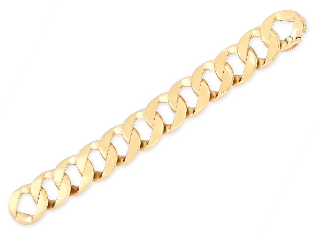 Curb Link Bracelet in 18K Gold